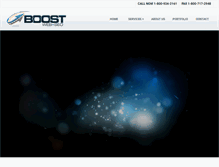 Tablet Screenshot of boostwebseo.com